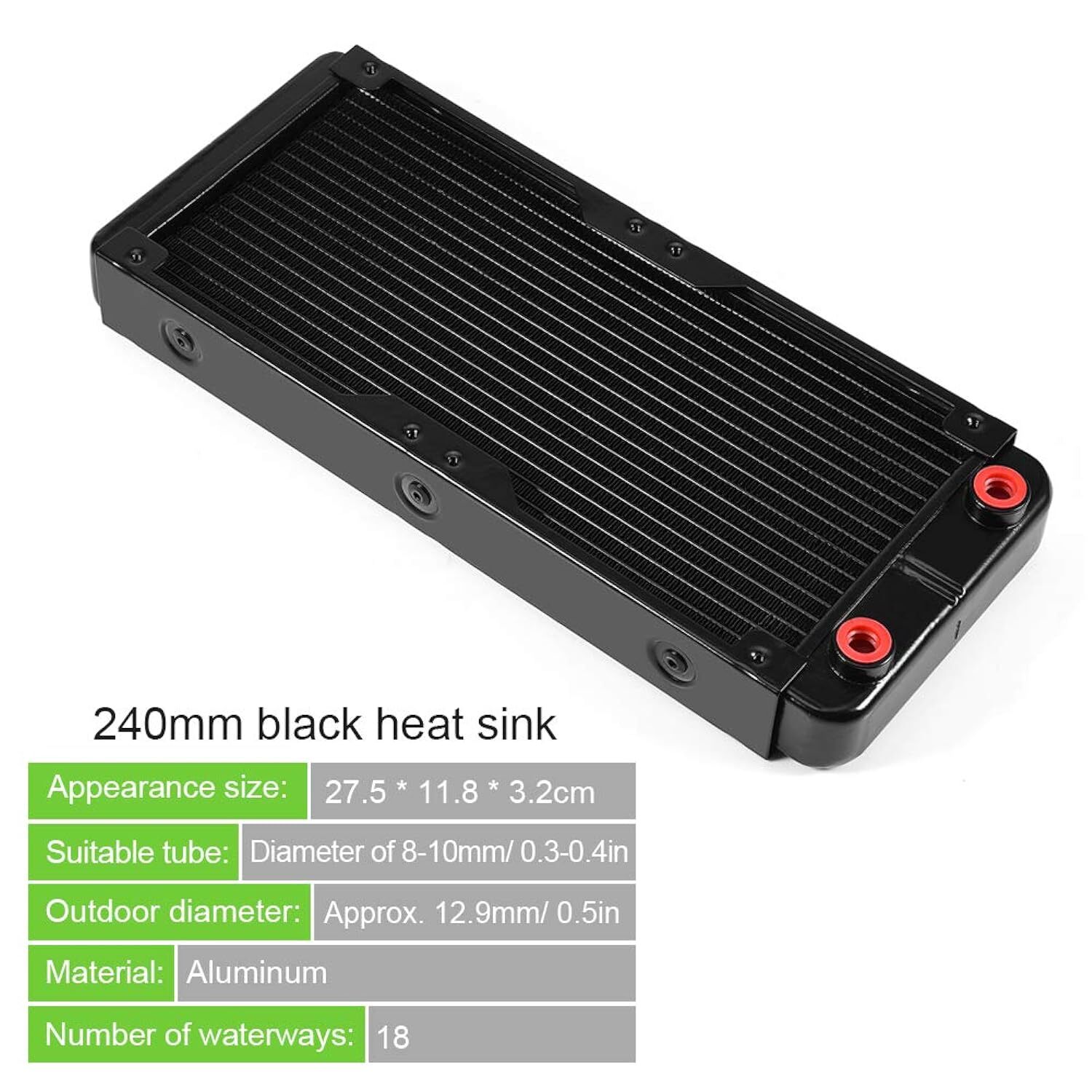 Water Cooling Kit,Diy Pc Water Cooling Kit,Pc 240Mm Heat Sink Cpu Water