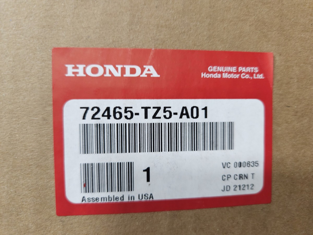 Genuine OEM Honda Acura 72465-TZ5-A01 Driver L Front Door Sash