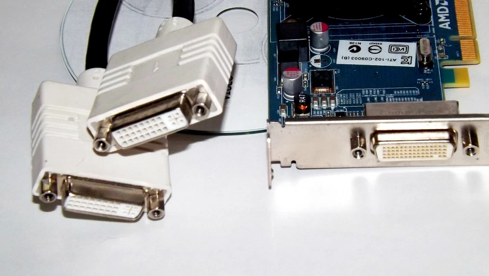 PCI-E 2.0 16x✔️ Video Card✔️SFF Low Profile ✔️ DUAL DVI MONITOR  ✔️Only 19 Watts - Image 2 of 4