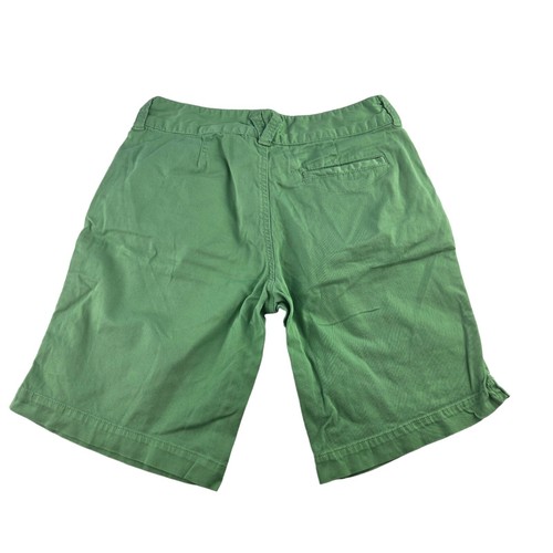 Mountain Khakis Lake Lodge Womens 2 Green Flat Front 9" Hiking Twill Shorts - Picture 4 of 6