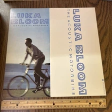 Original Luka Bloom The Acoustic Motorbike 1992 Album Cover Promo Poster Irish