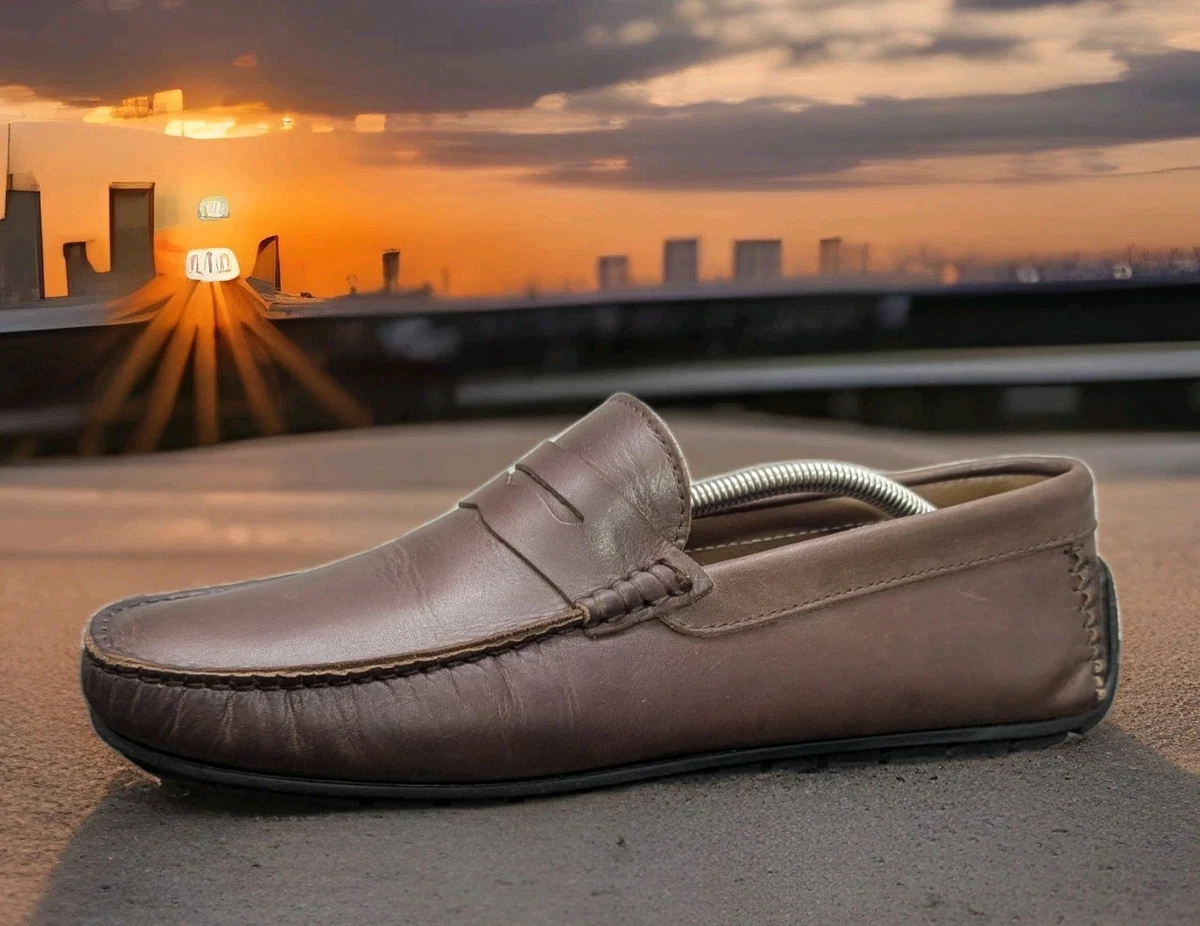 Mens Bruno Magli Xane Driving Loafers Sz 11.5 Used Brown Leather Made in Italy Bruno Magli Loafer Solid Casual Shoes for Men for sale | eBay main image 2