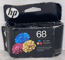 HP 68 Tri-color Original Ink Cartridge, 7FP20TN Exp: 5/26