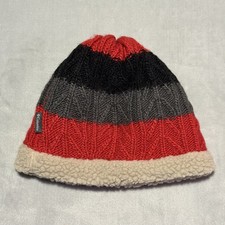 Columbia Sportswear Beanie Hat Adult Unisex OS Striped Knit Fleece Lined Winter