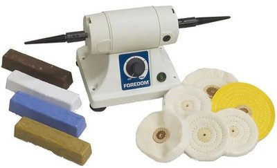 Foredom K.3390 Bench Lathe Kit with Spindles, Polishing Compound and Buffs
