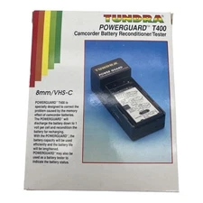 Tundra Powerguard T400 Camcorder Battery Reconditioner Tester VHS-C 8mm