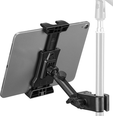 Tablet Holder for Mic Stand, Adjustable Microphone Music Stand Phone