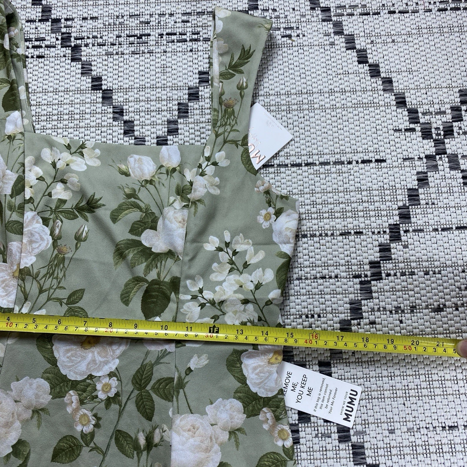 UNDERCOVER Show Me Your MUMU Vestito Donna Abito Parigi Giardino Segreto Elasticizzato Tg:L Nuovo con etichette