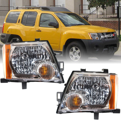 #ad #ad Pair Chrome Headlights Replacement for 2005 2015 Nissan Xterra Leftamp;Right Side $87.29