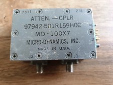 MICRO DYNAMICS Attenuator/Coupler Model MD-100X7 (MW-405)
