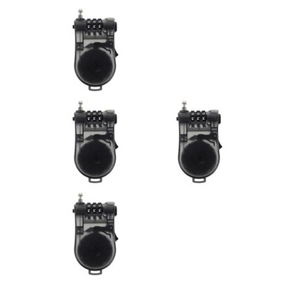 4 Pieces Ski-Kabelschloss Kleines Einziehbares Snowboard Für Gepäck