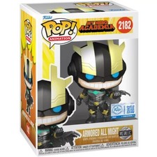 Funko Pop! My Hero Academia #2182 Armored All Might - SE Metallic w/ Protector