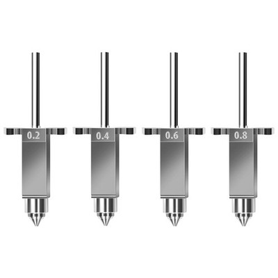 4 PCS SV08 Nozzles and Heat Block Kit 0.2/0.4/0.6/0.8mm For SV08 T300