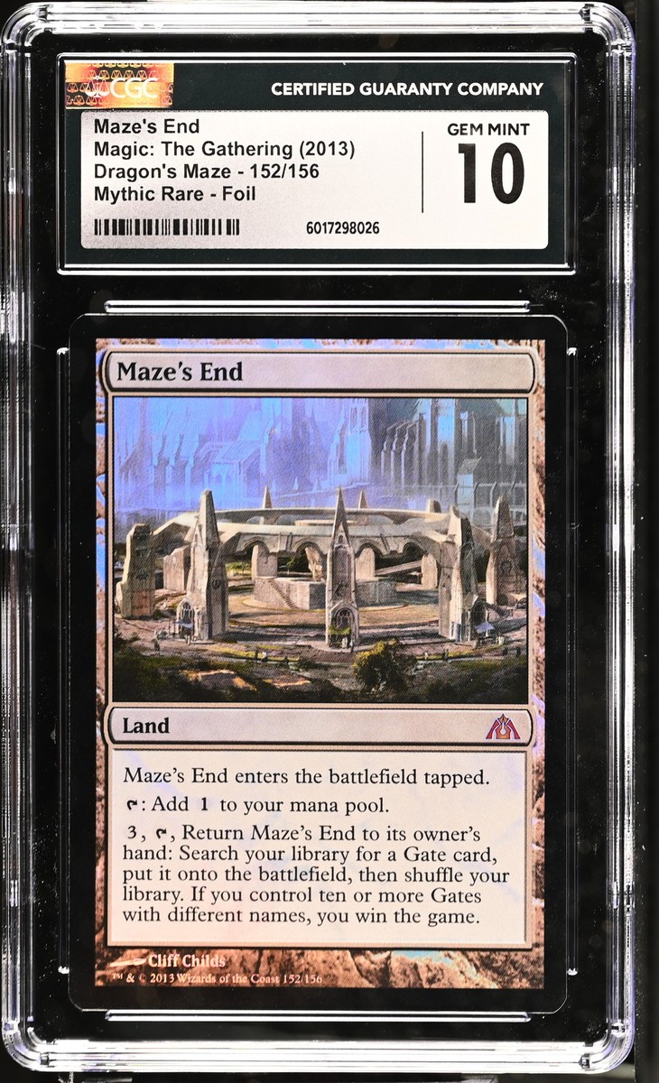 MAZE'S END Dragon's Maze Foil Mythic CGC 10 Gem Mint MTG