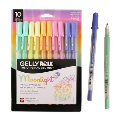 Sakura Gelly Roll Moonlight 10 Pastel & Opaque Gel Pens - Bold  Kitchen