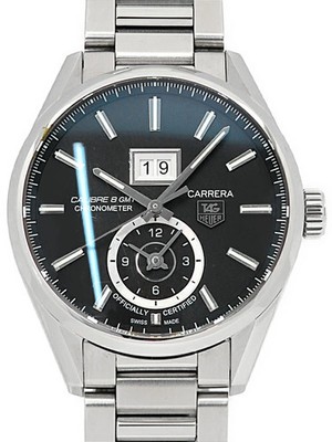 TAG Heuer Carrera Grand Date GMT Caliber 8 WAR5010.BA0723 Men's Automatic Watch