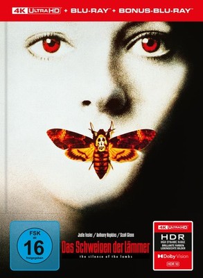 Das Schweigen der Lämmer - Limitiertes Mediabook -  (4K UHD Blu-ray) (UK IMPORT)