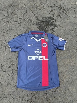 PSG 2001/02 Retro Ronaldinho #21 Home Jersey Size Large | eBay