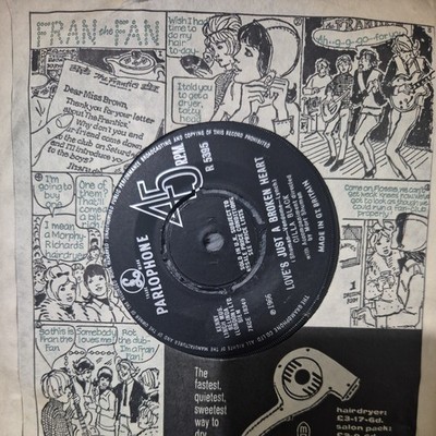 Cilla Black Just A Broken Heart +Yesterday Lennon / McCartney Beatles UK 45 7''