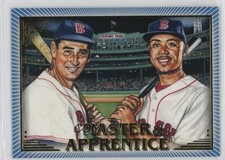2019 Gallery Master and Apprentice Blue /99 Ted Williams Mookie Betts HOF 03xg