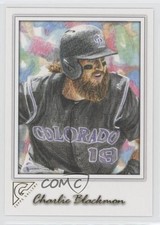 2017 Topps Gallery Charlie Blackmon #24 1g9