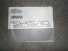 Yamaha SHS-10 Keytar Midi FM tastiera manuale utente originale manuale utente