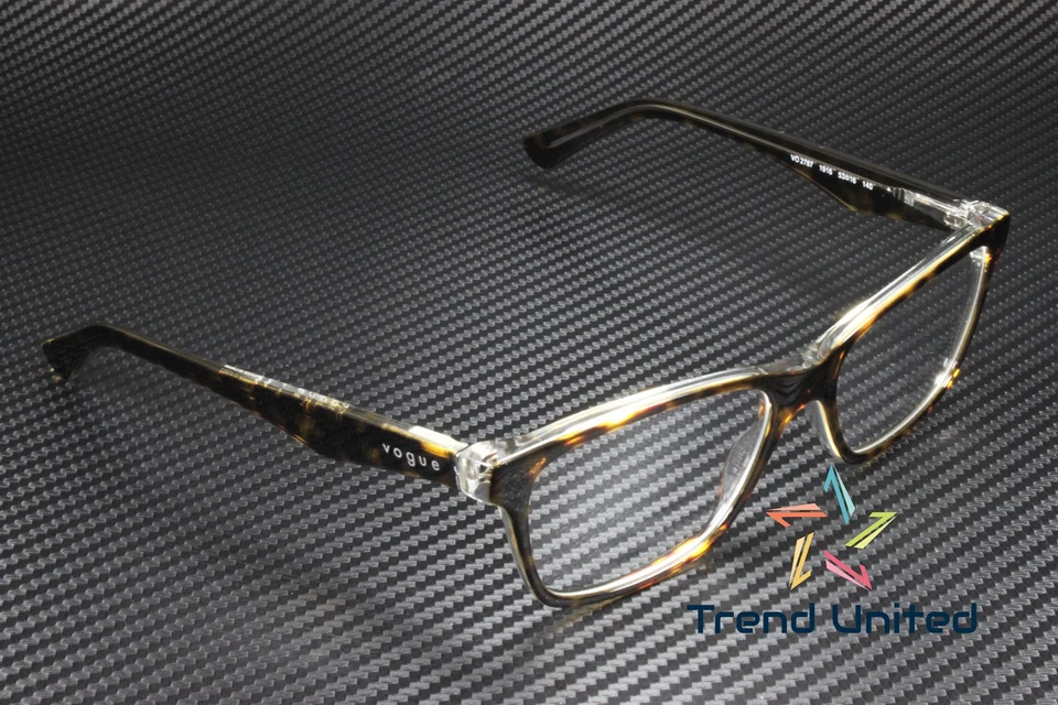 Gafas para mujer VOGUE VO2787 1916 Top Havana transparentes lentes de demostración 53 mm Foto 4 de 4