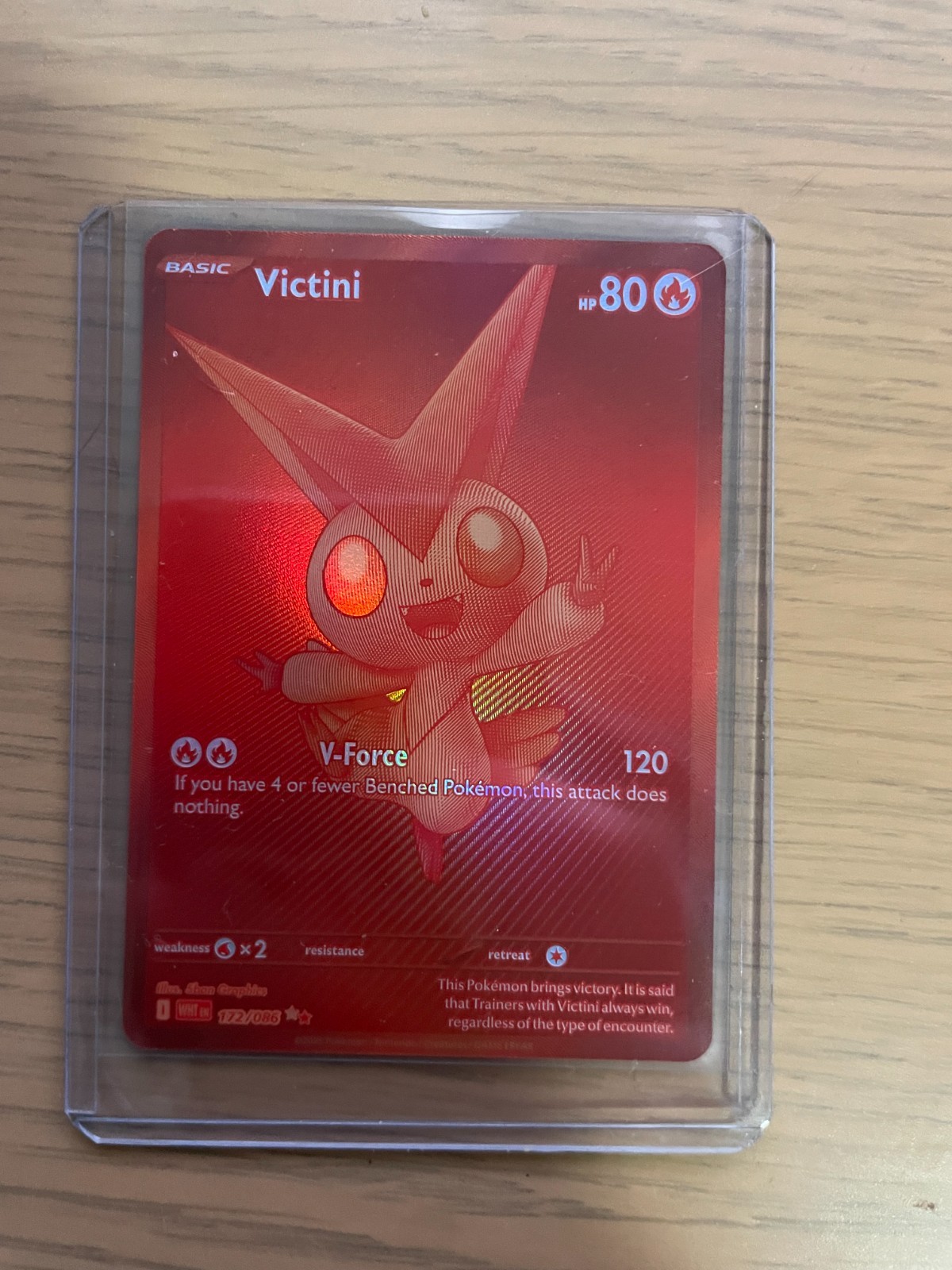 Victini 2025 Scarlet & Violet: White Flare #172/086 Black White