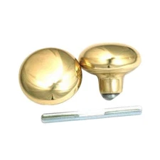 Belwith Products 1135 Brass Knob Set, Spindle, Door Hardware, Handle Pull