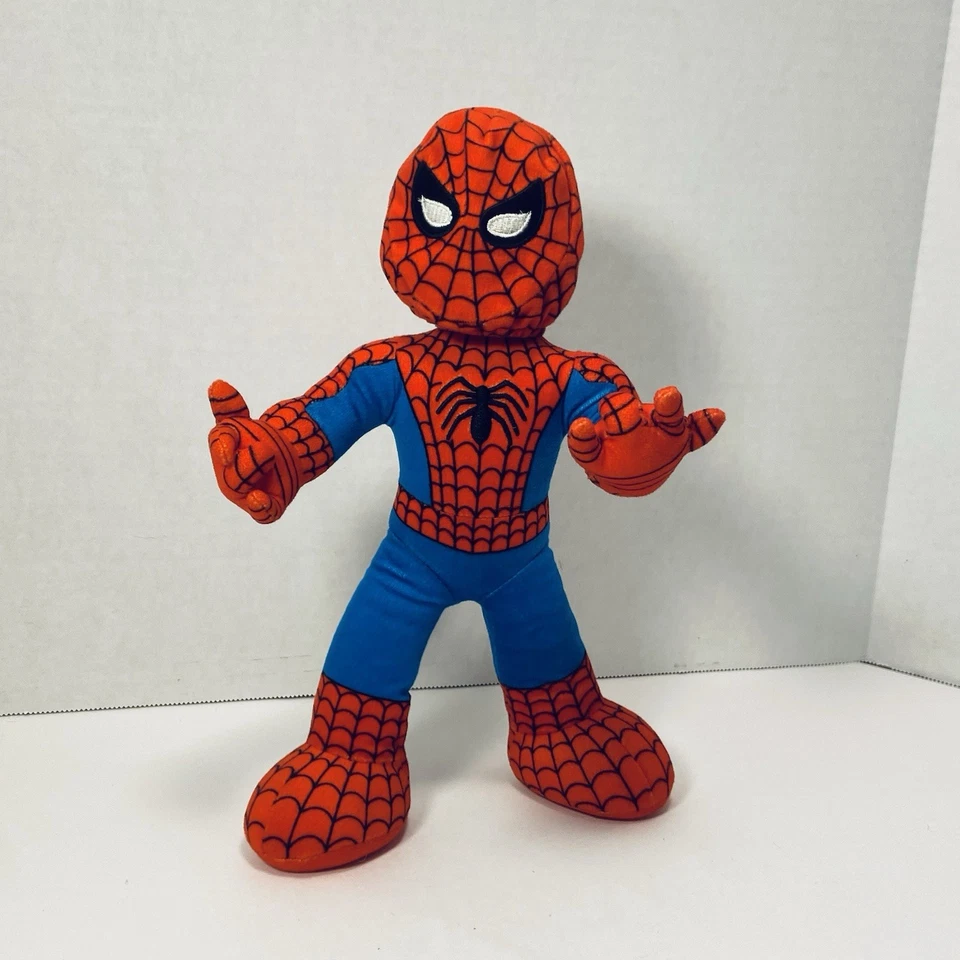 Juguete de peluche Beyond Amazing Spider-Man 60 aniversario enmascarado y desenmascarado bendy de 11" Foto 2 de 4