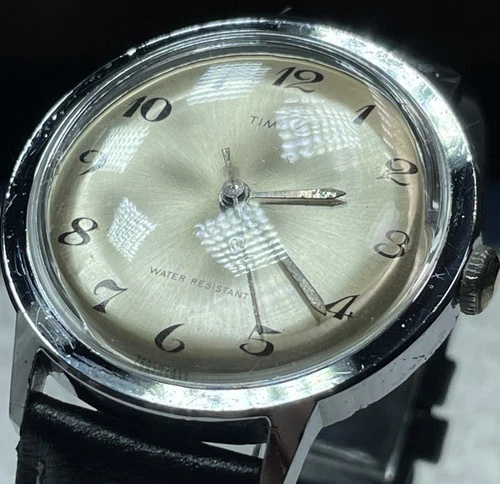 Vintage 1972 Timex Marlin Manual Wind Mechanical Watch 2605 2472 Running