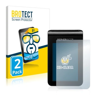 BROTECT 2x Display Schutz Folie für REINER SCT tanJack deluxe Zubehör Transparent