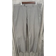 Louis Raphael Rosso Men's Dress Pants 38x30 Gray Houndstooth Business Casual