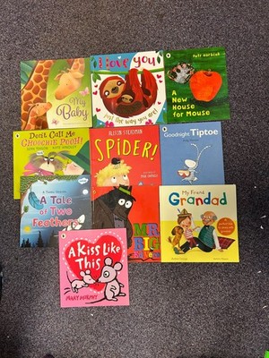 Young Childrens Fiction Picture Story book  Bundle x 10 Various LARGE Used Books