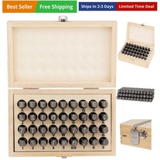 36-Piece Number and Letter Stamp Set 5/16 8mm A-Z Punch Perfect for Imprintin...