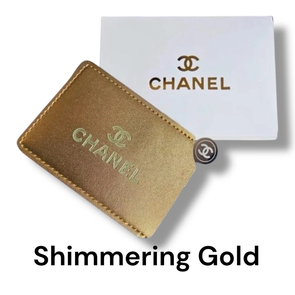 Nuevo en caja Chanel Beaute VIP Espejo Portatarjetas Medias Relleno Regalo de Boda 10 Colores Foto 2 de 4