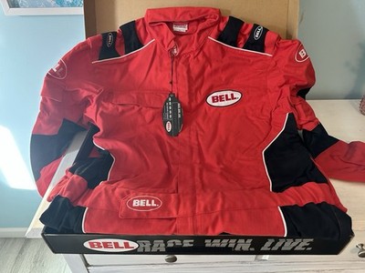 Hard To Find Vintage Bell Crew Tech Safety Suit. Brand New In Box. Red XL 