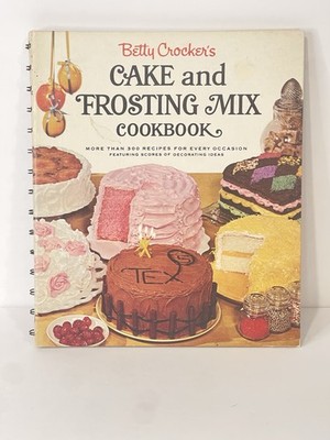 Betty Crocker's Cake and Frosting Mix Cookbook 1960 First Edition Vintage