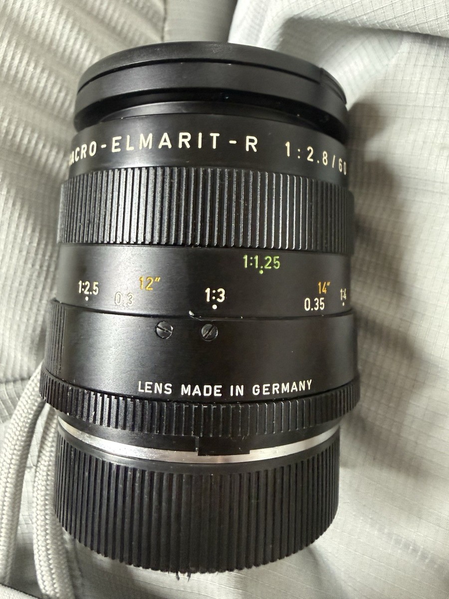 Leica Leitz Macro-Elmarit-R 60mm F2.8 Lens Optically Mint