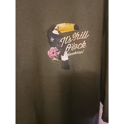 It s Chill O Clock Somewhere Pocket T-Shirt Sz XL Excellent CR6 NWT