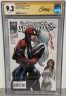 Amazing Spider-Man 606 CGC 9.2 NM- J. Scott Campbell Sig + Label & Needs A Press