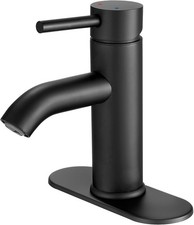 Black Bathroom Faucet Single Handle Matte Black Bathroom Sink Faucet Rv Lavatory