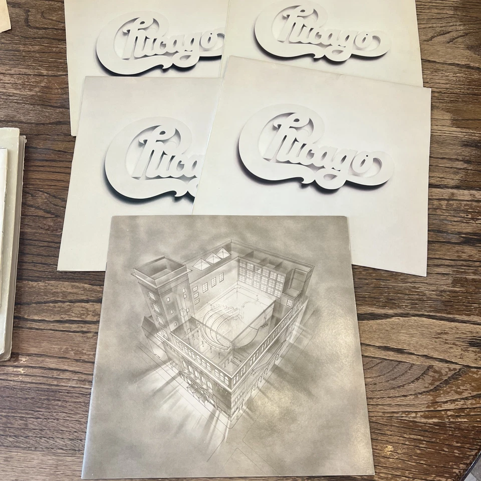 Chicago Box Set Vinyl/Record 4 LP Vinyl Collection Live COMPLETE POSTER RARE Foto 4 de 4