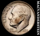 1955-D Silver Roosevelt Dime-Choice Gem Brilliant Unc Lustrous No Reserve #i2625