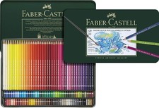 Faber-Castell 120-Pieces Albrecht Durer Watercolor Pencil in Metal Tin