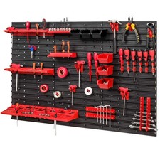 Storage System 1158 x 780 mm Stacking Boxes Wall Shelving Unit 36 Brackets 5 ...