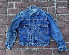 Mint LEVIS 507 BIG E Pleated Type 2 Second Addition JACKET Size 40 41 USA 50s