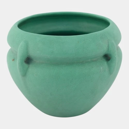 Roseville Matte Green 1907 Arts And Crafts Pottery Jardiniere Planter 456-5