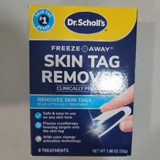 Dr. Scholl's Freeze Away Skin Tag Remover Kit FDA-Cleared 8pk 7/2027 