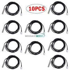10pcs NTC Thermistor Temperature sensor 10K 1% 3950 Waterproof Probe 1 Meter